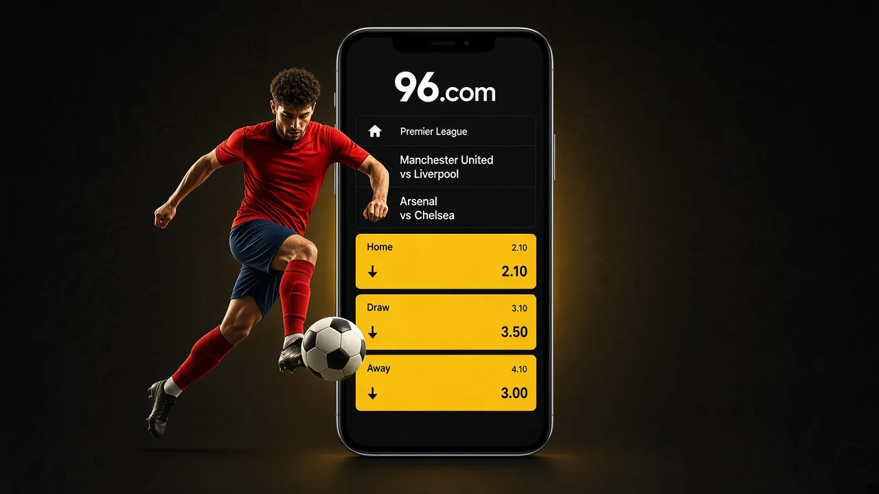 Football Betting at 96.com – Live Odds, Markets & Matches