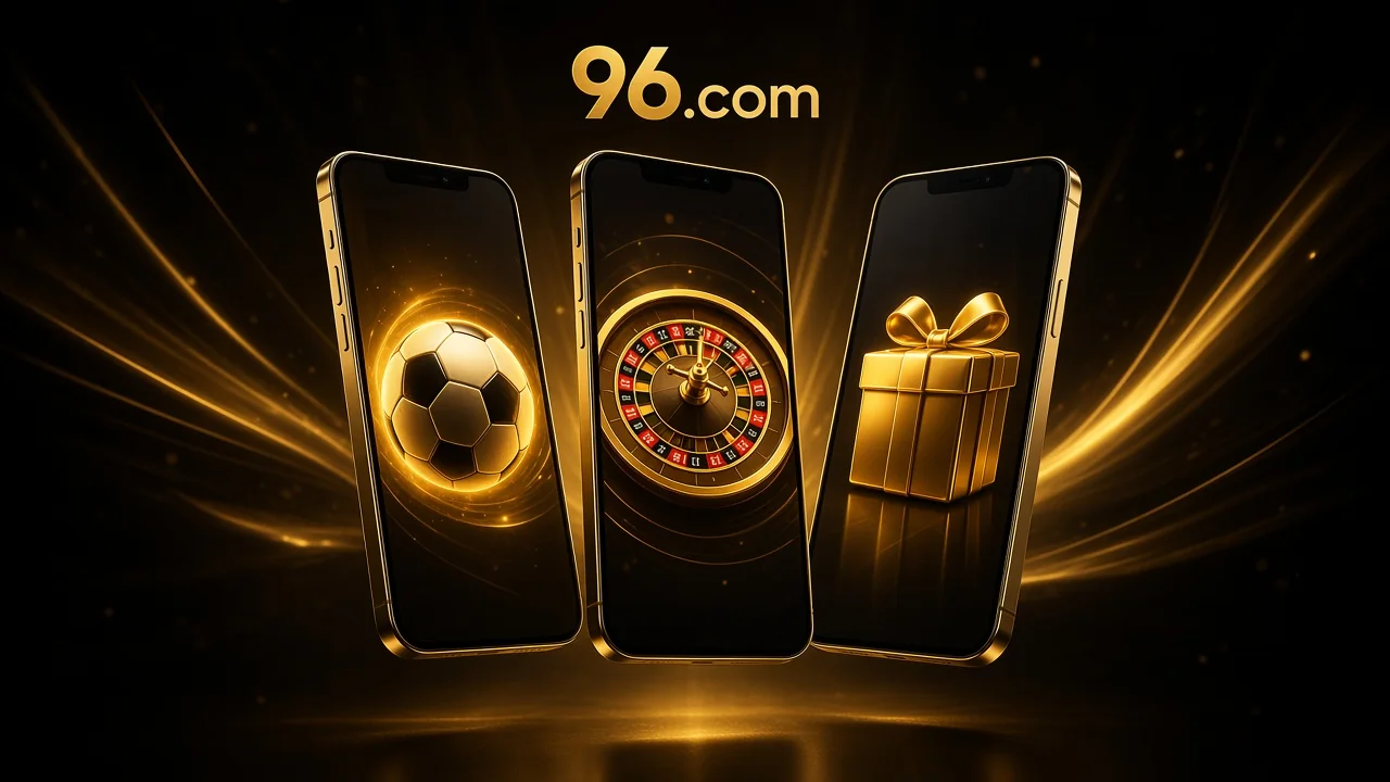 96.com mobile app download hero