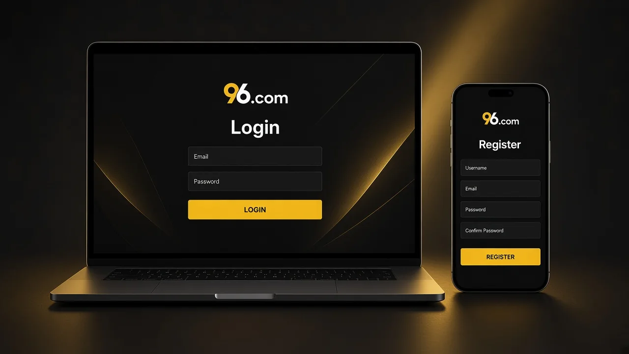 96.com login and registration