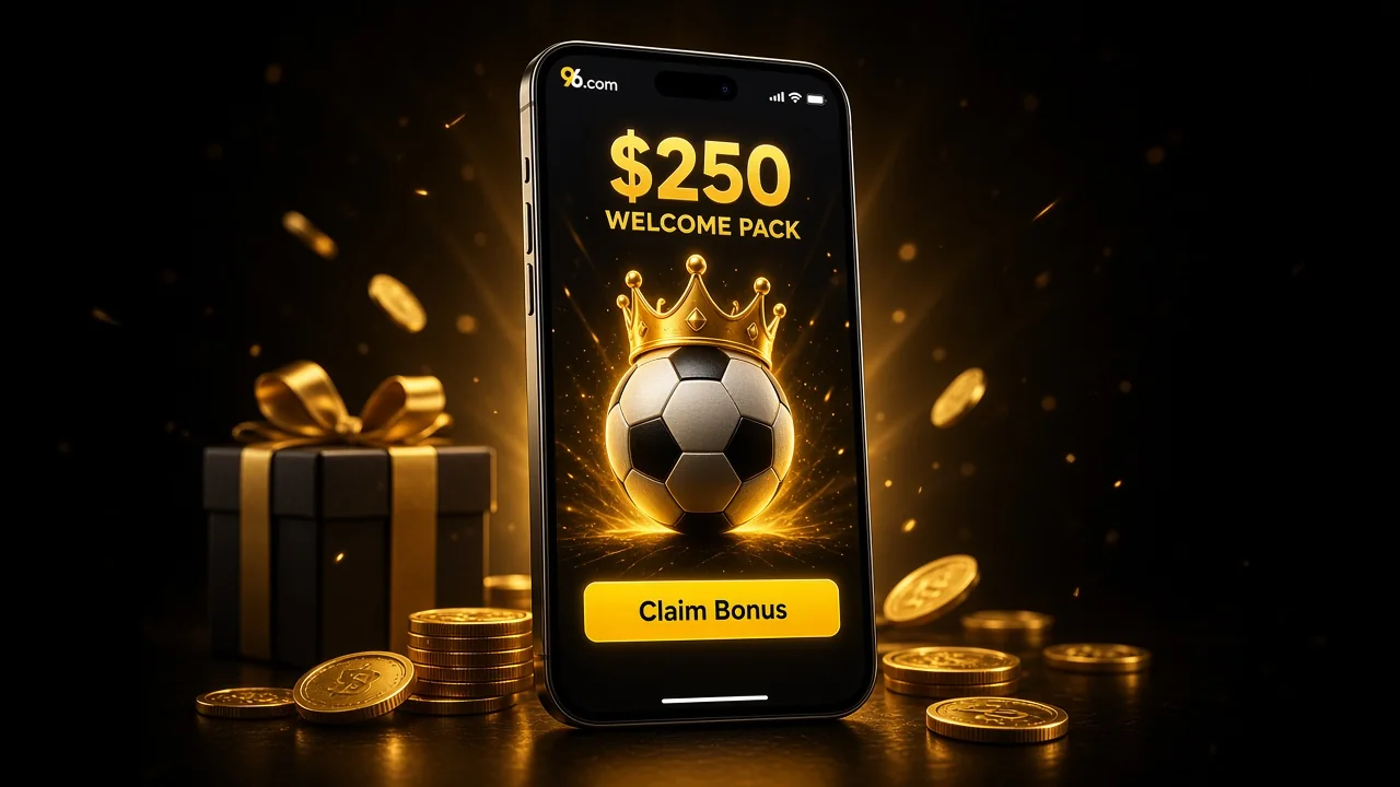 96.com Login and Registration Bonuses